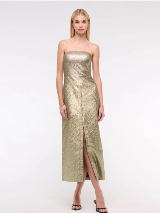 Abercrombie & Fitch Dresses & Skirts - Metallic Strapless Abercrombie and Fitch Dress